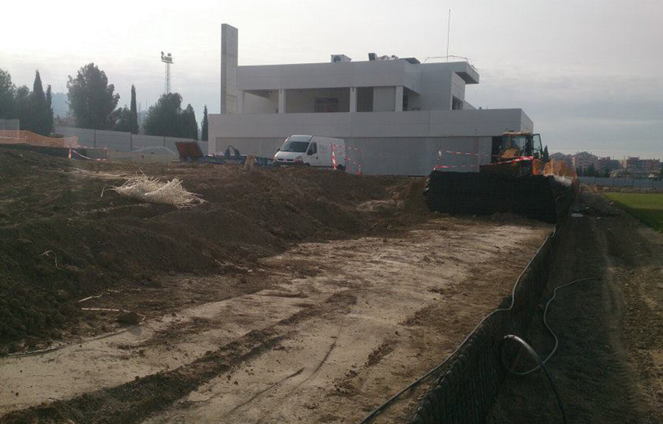 Ciudad deportiva Granada CF - Servicios de topografía en Granada