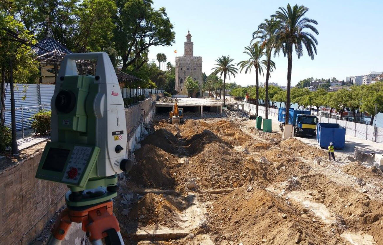 Proyecto de construcción de obra en Marqués de Contadero - Servicio topografía Sevilla